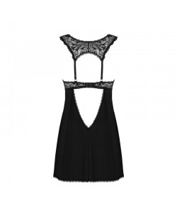 Donna Dream babydoll et String - Noire