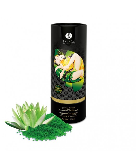 Sel de bain moussant - Cristaux d'orient - Fleur de Lotus BIO