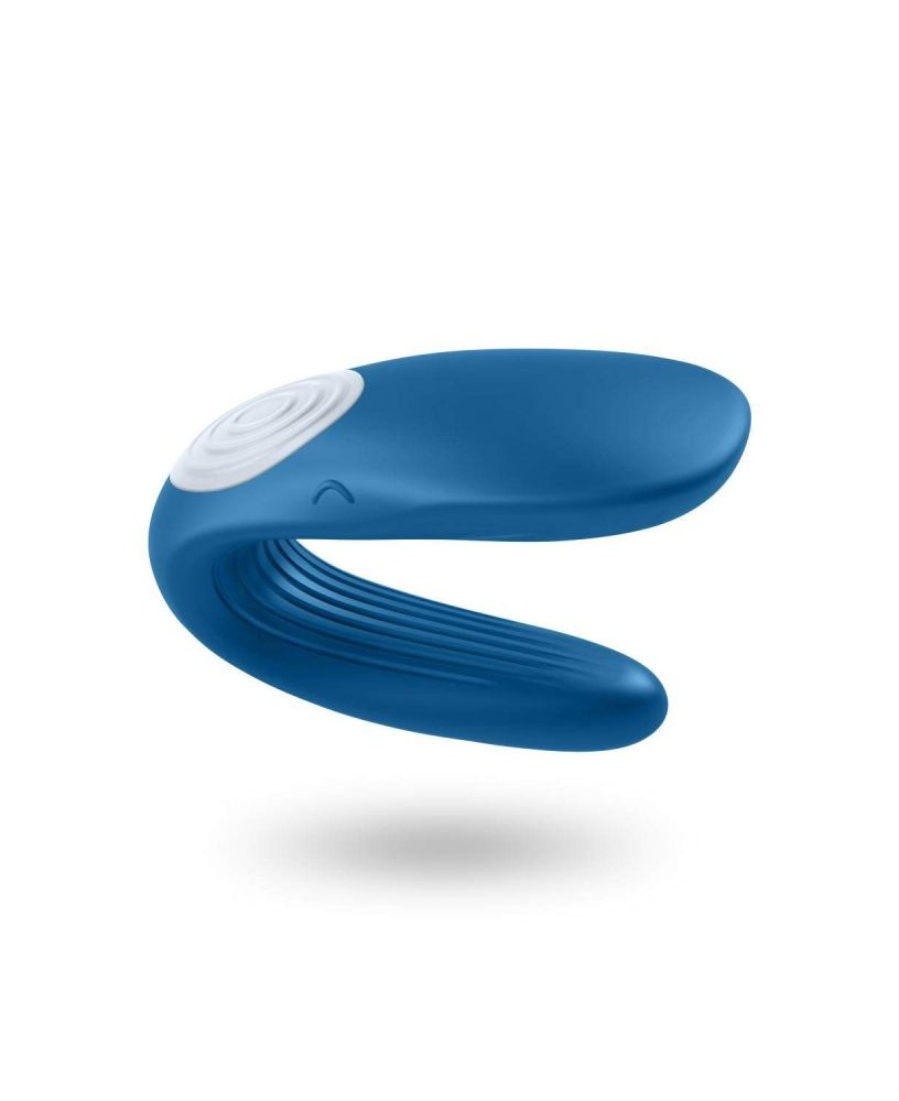 Stimulateur pour couple Satisfyer Double Whale - Bleu