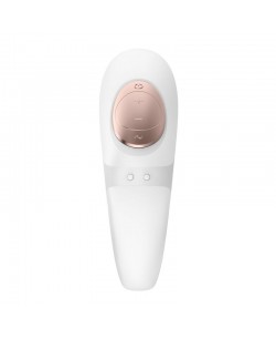 Stimulateur vibromasseur Satisfyer Pro 4 Couples - Blanc et Or rose