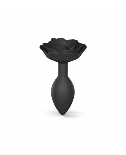 Plug Open Roses L - Black Onyx