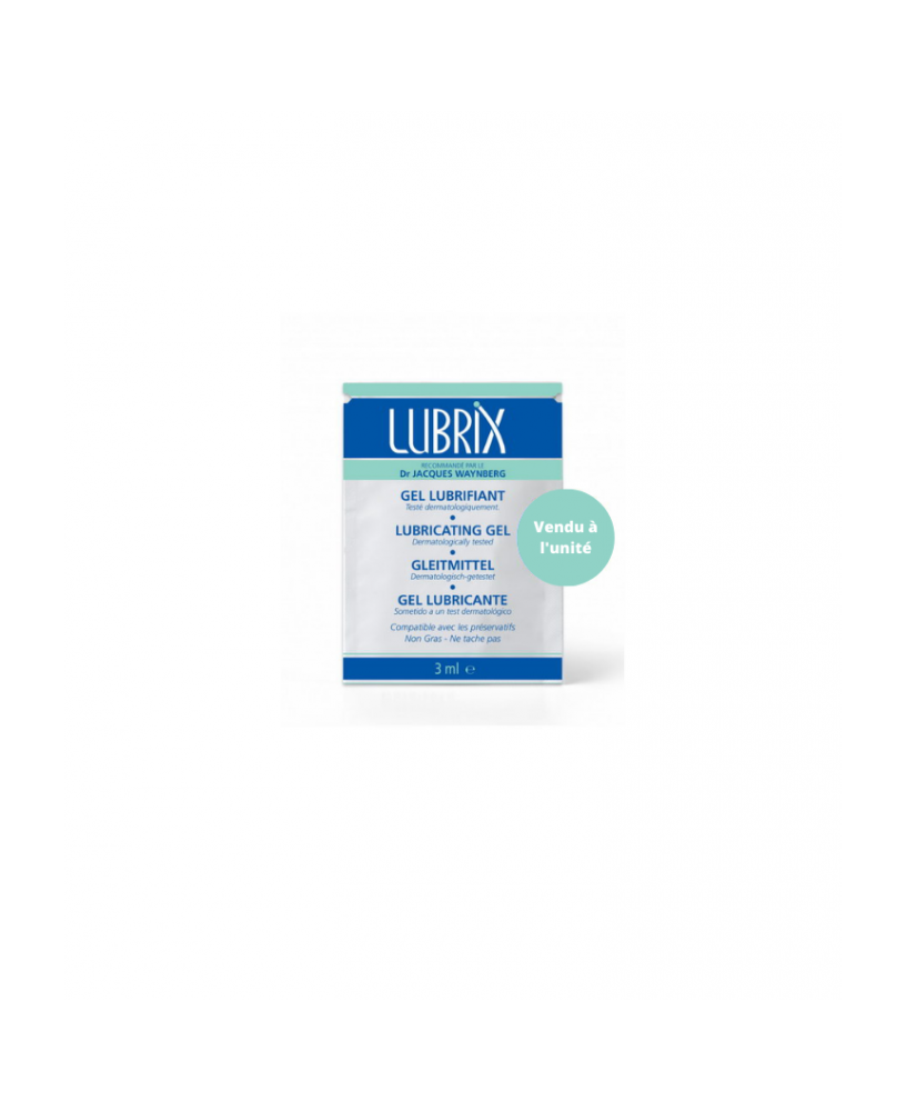 Dosette gel lubrifiant 3ml Lubrix