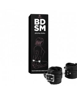 Menottes de bondage noires - Secret play - BDSM collection