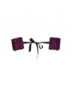 Roseberry Menottes - Noir et Fuchsia