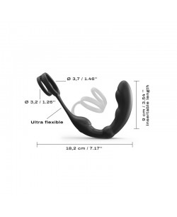 Stimulateur de prostate Dorcel P-Ring - Noir