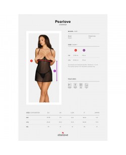 Pearlove Nuisette ouverte - Noir