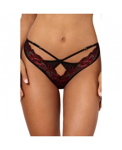 V-10028 String - Noir et Rouge