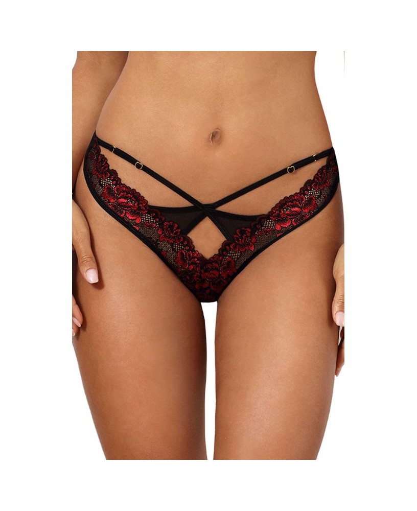 V-10028 String - Noir et Rouge