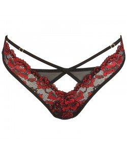 V-10028 String - Noir et Rouge