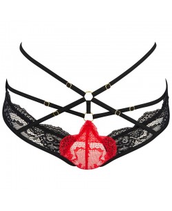 V-10008 String - Noir et Rouge