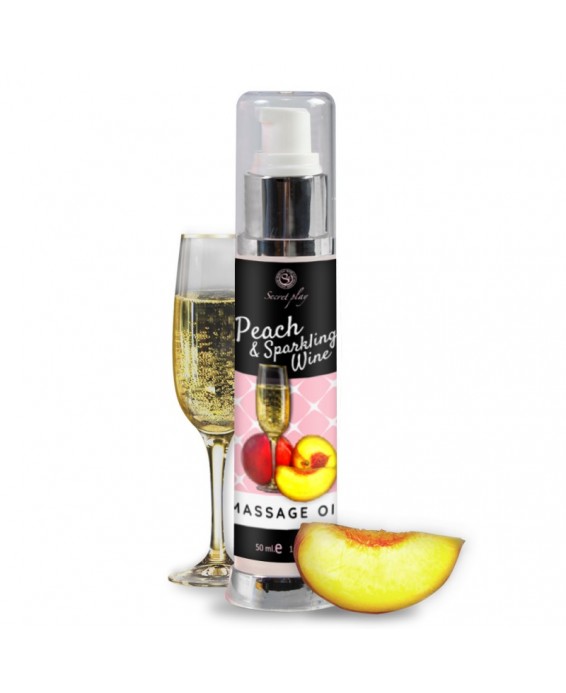 Huile de massage Pêche et Vin pétillant 3682 - 50 ml