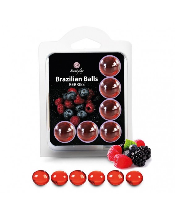 6 Brazilian Balls Fruits des bois 3386-5