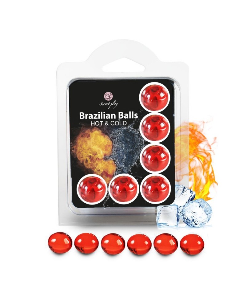 6 Brazilian Balls Cold Hot effect  3629-1