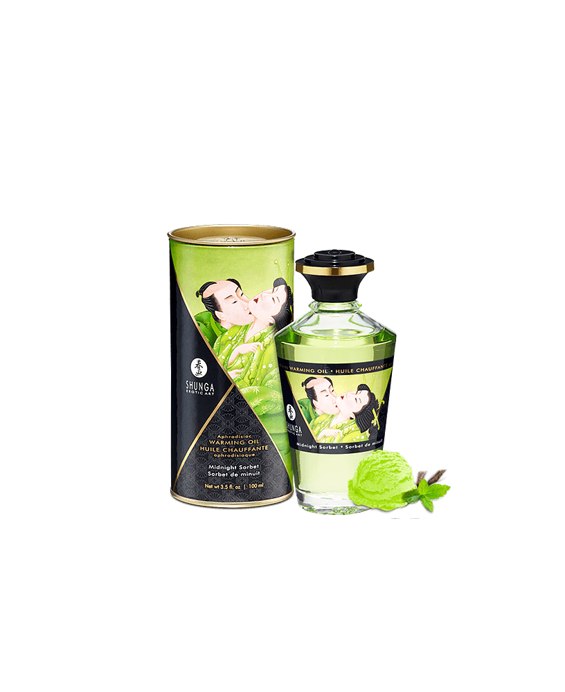 Huile chauffante aphrodisiaque - Sorbet de minuit 100ml