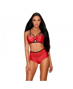 Leatheria Ensemble 2 pcs - Rouge