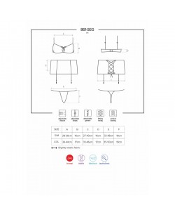 861-SEG-5 Ensemble 3 pcs - Cerise 